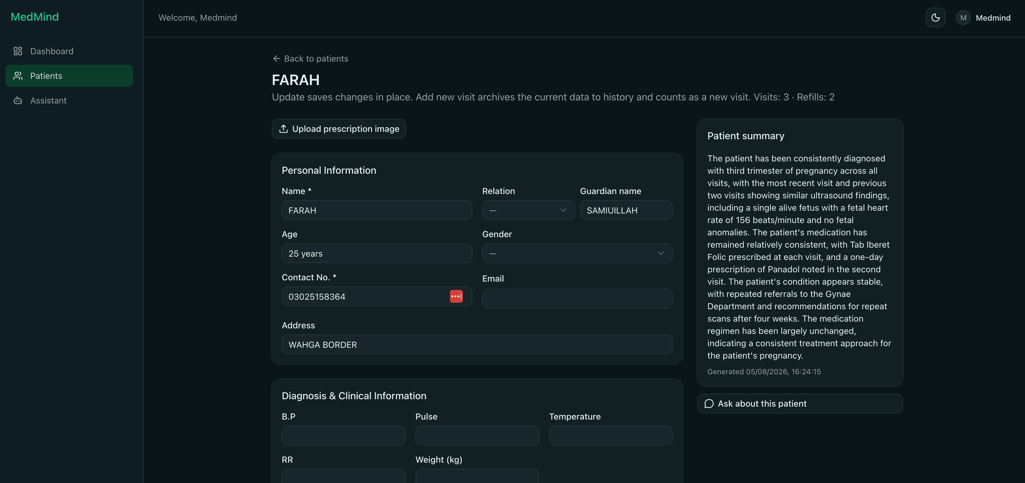 Medmind - Doctor's AI Assistant screenshot