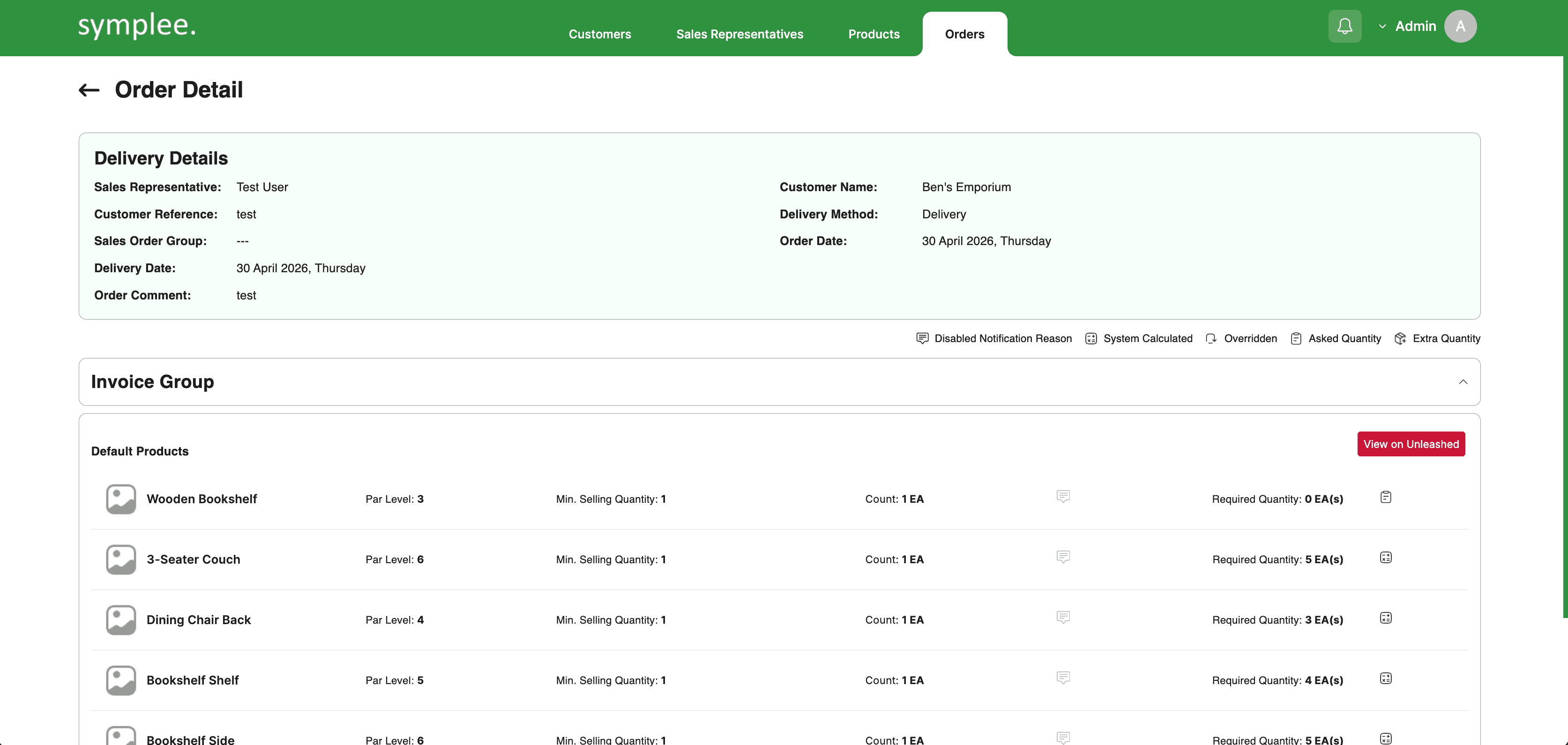 Symplee – Distribution & Sales Management System screenshot