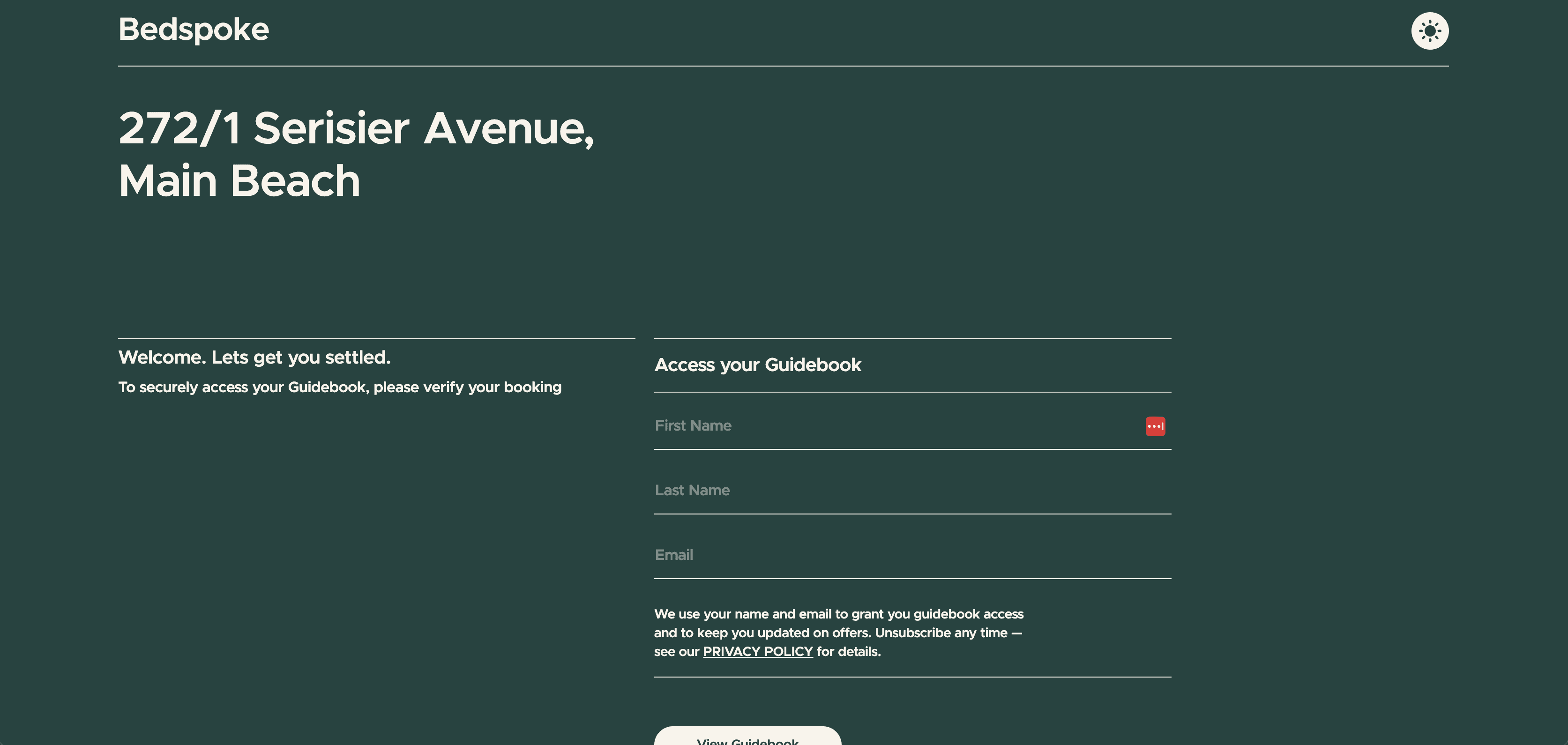 Bedspoke – Property Management & Digital Guest Guide Platform screenshot