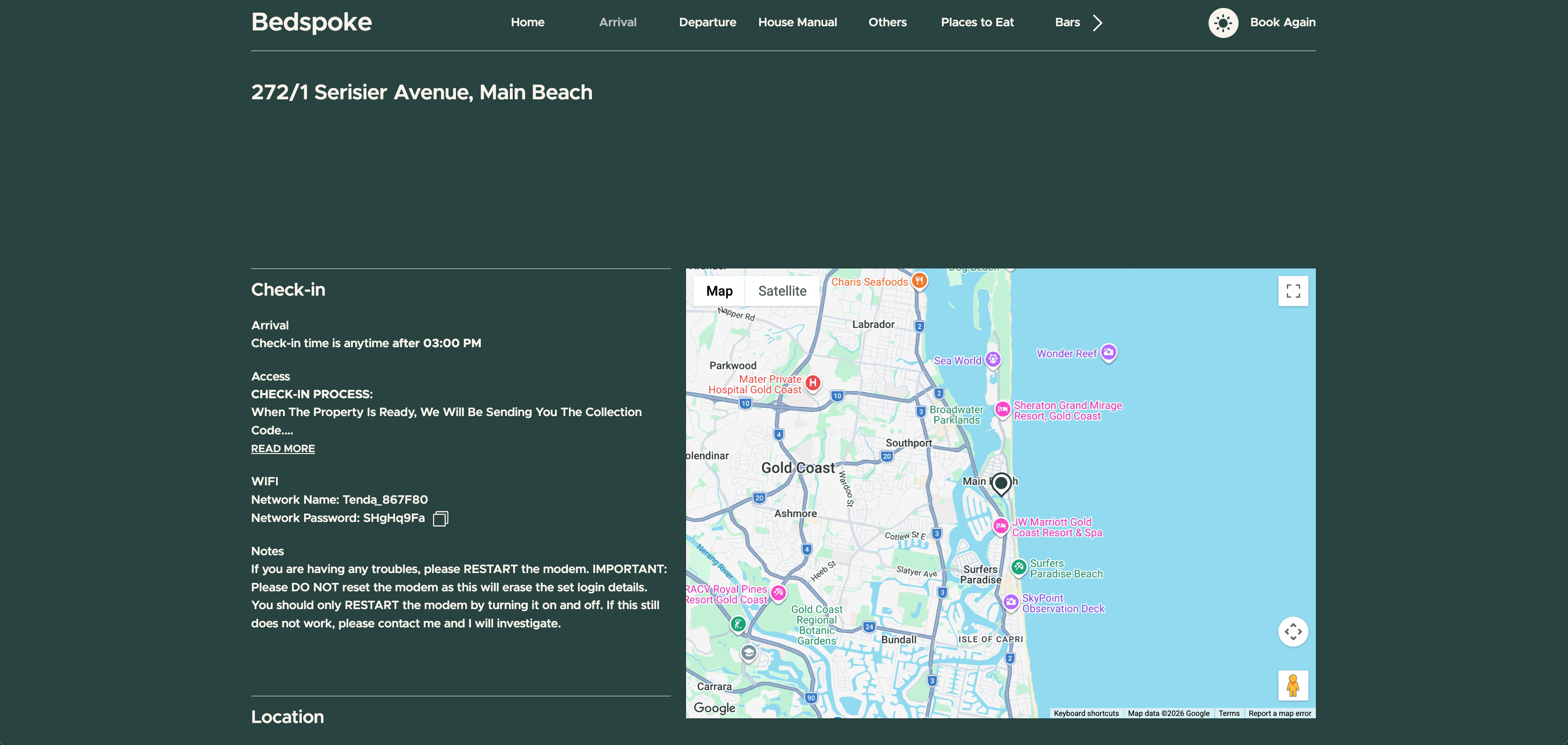 Bedspoke – Property Management & Digital Guest Guide Platform screenshot