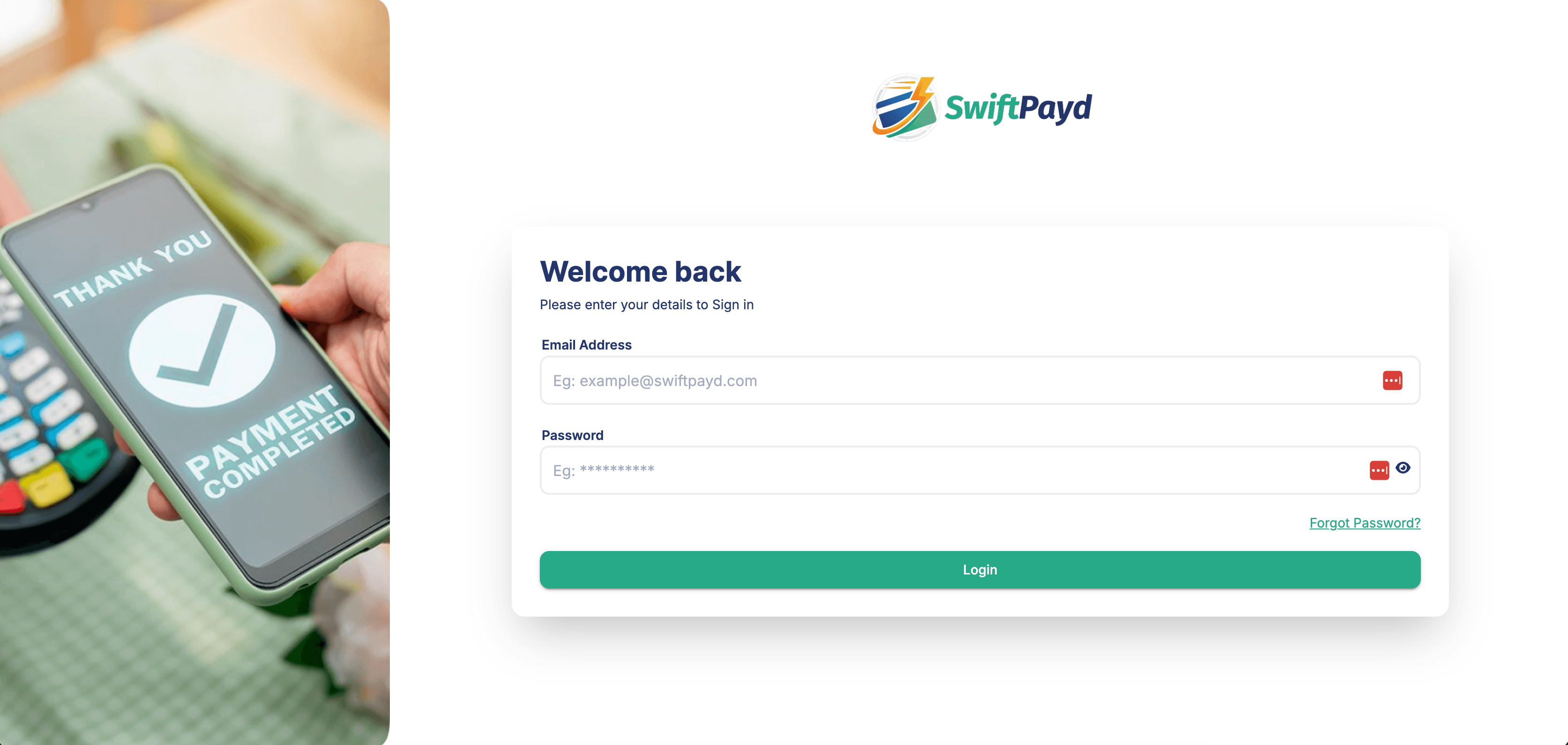 SwiftPayd – Vendor Payment & Wallet Management Platform screenshot