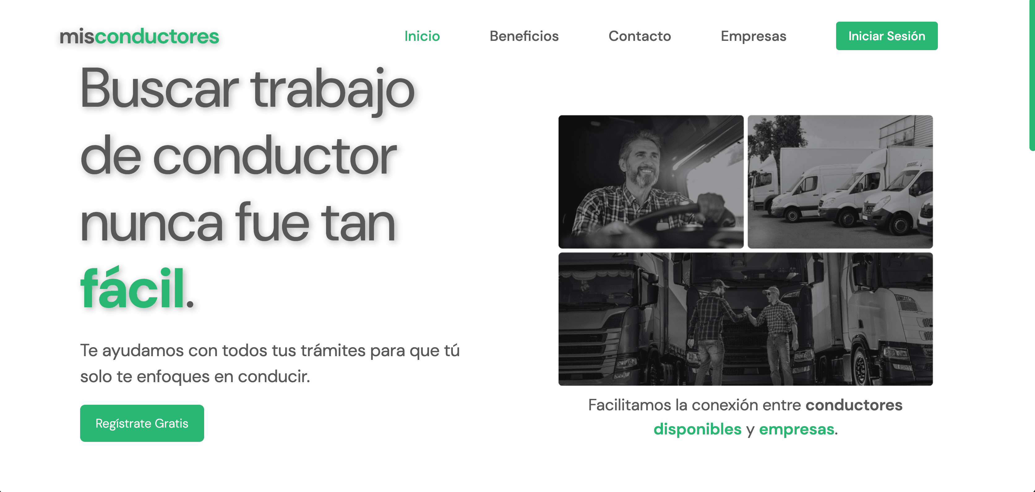 Misconductores – Transport Management & Driver Hiring Platform screenshot